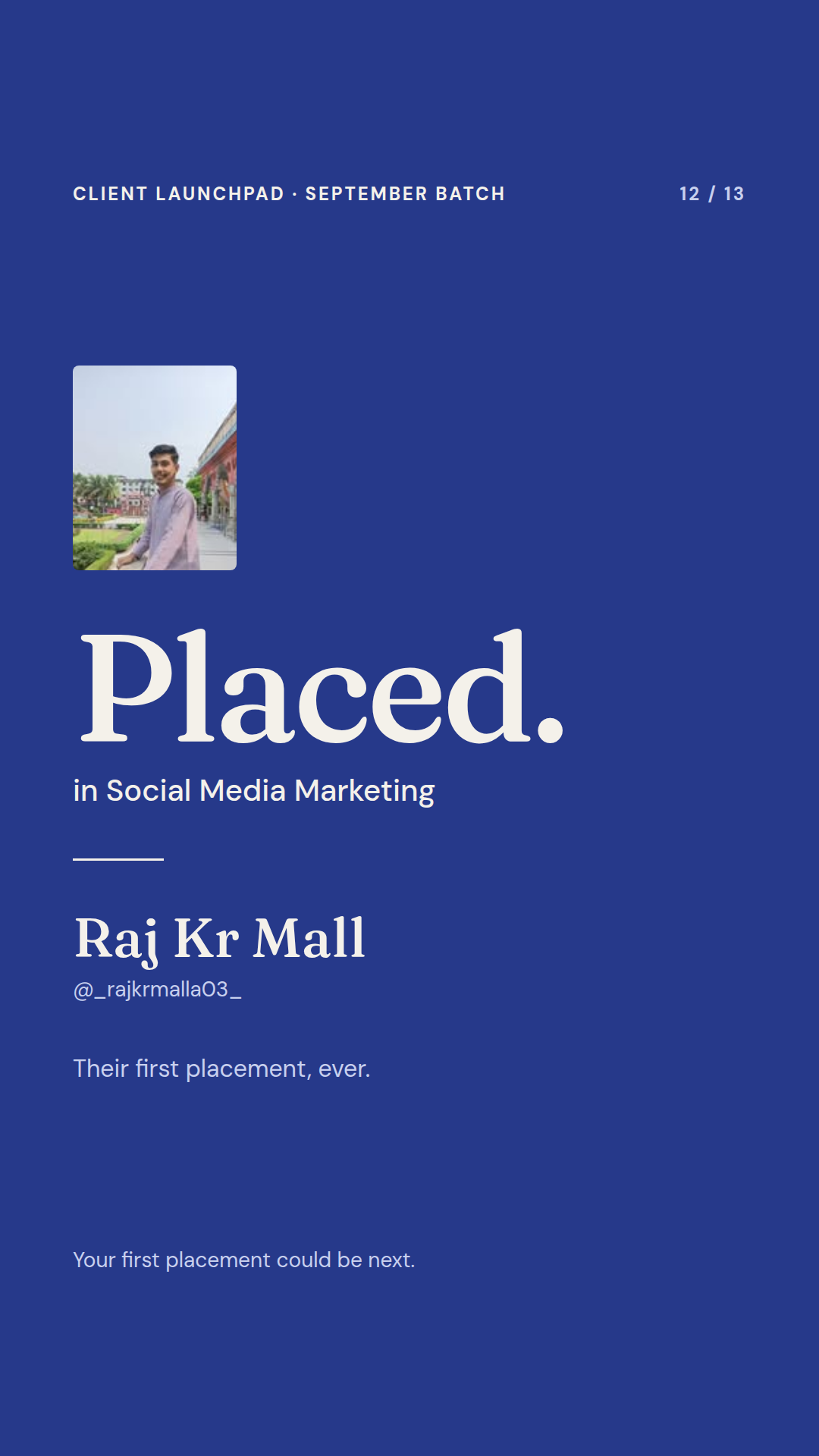 Raj Kr Mall — Social Media Initiative placement, Wabbithire