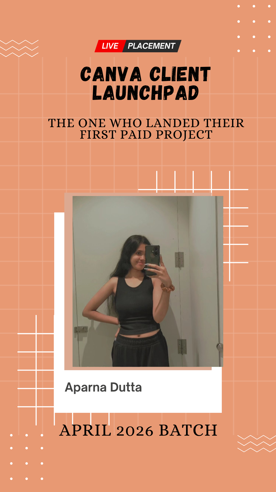 Aparna Dutta — placed through Wabbithire Client Launchpad