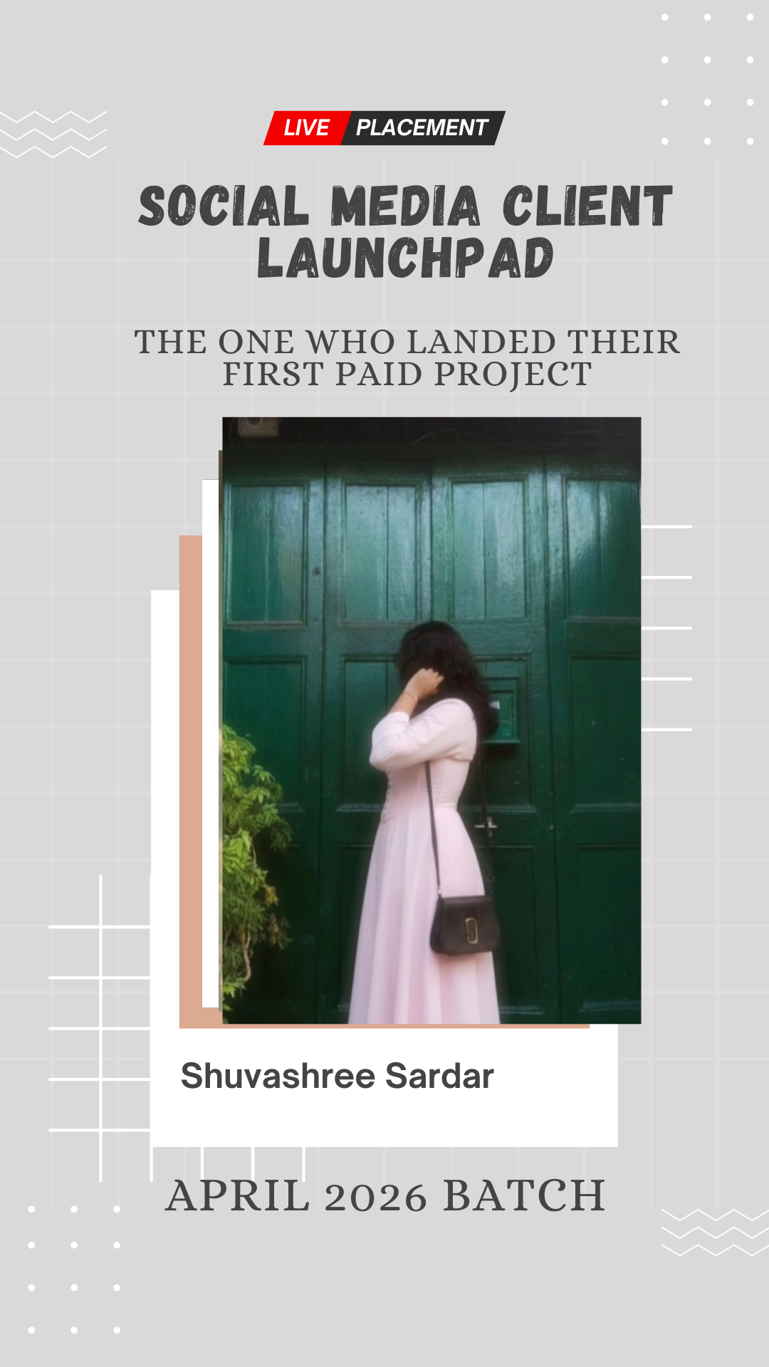 Shuvashree Sardar — placed through Wabbithire Client Launchpad
