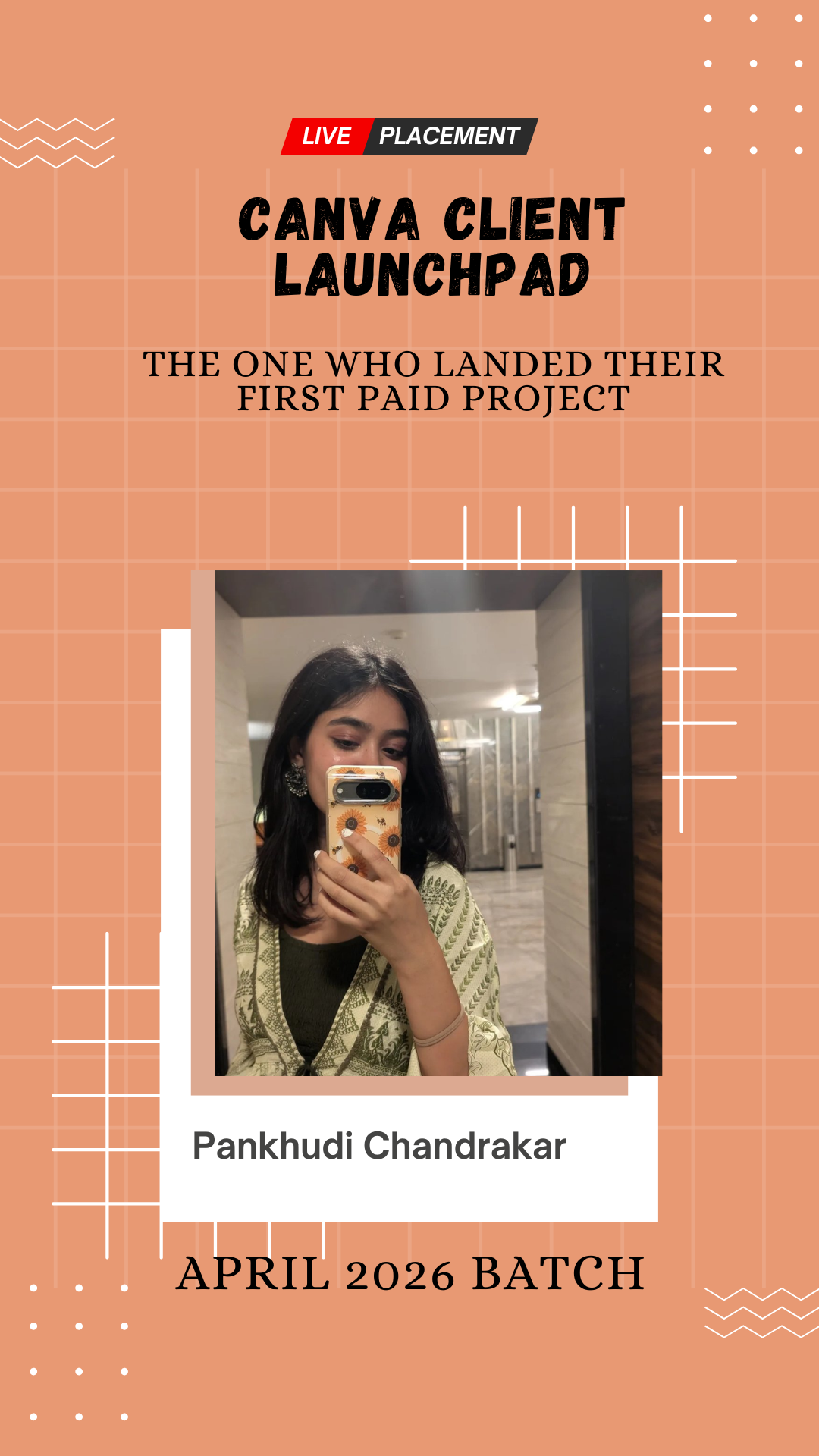 Pankhudi Chandrakar — placed through Wabbithire Client Launchpad