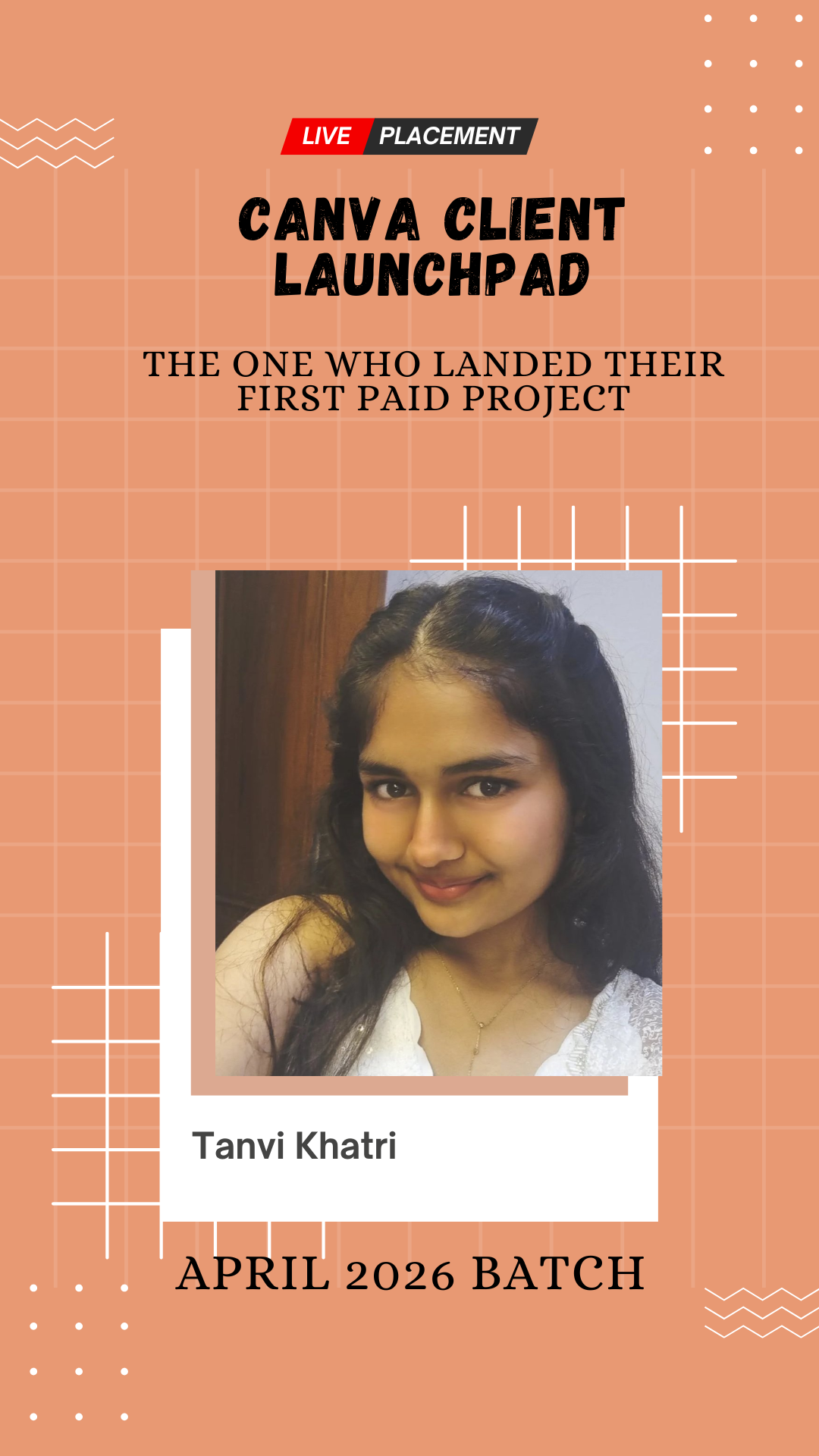 Tanvi Khatri — placed through Wabbithire Client Launchpad