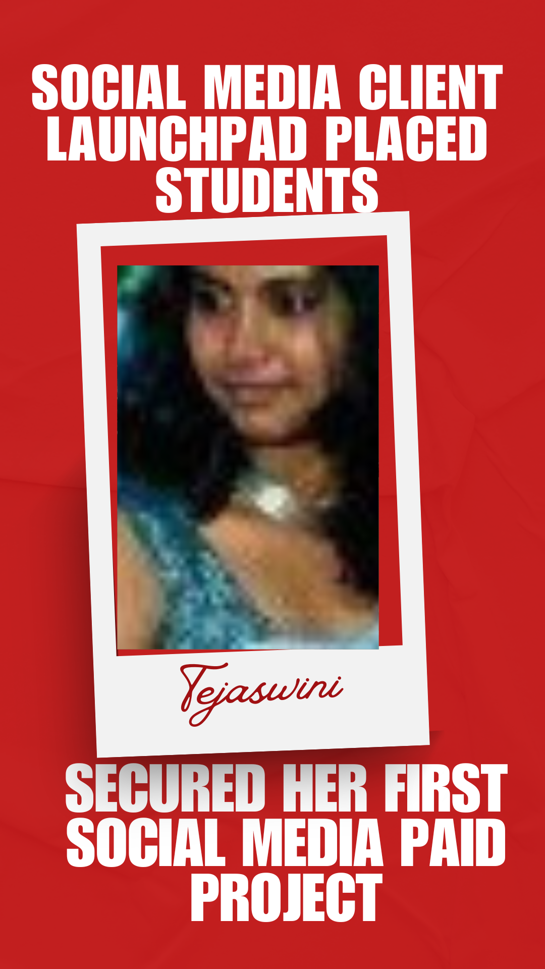 Tejaswini — placed through Wabbithire Client Launchpad