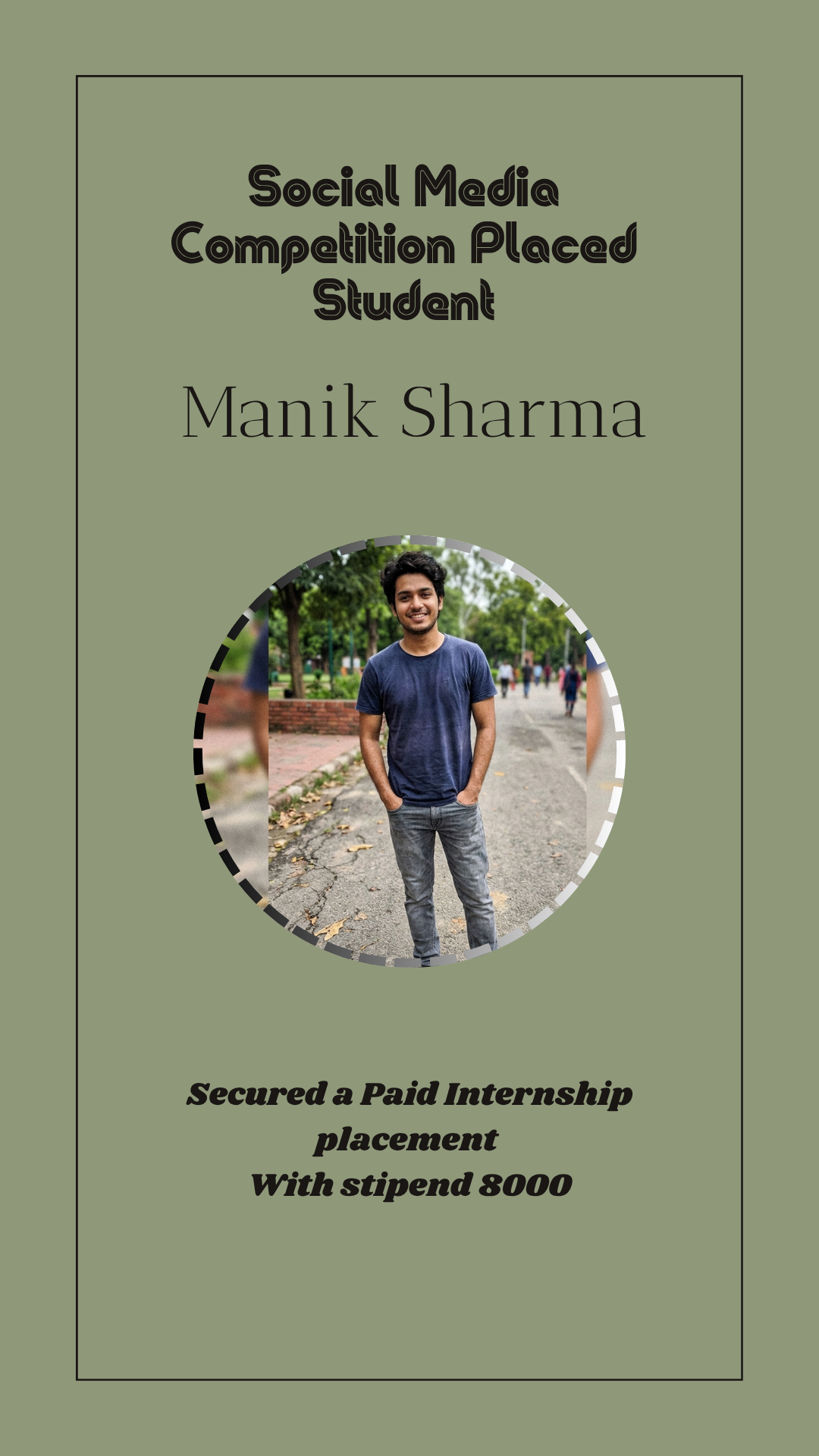 Manik Sharma — placed through Wabbithire Client Launchpad