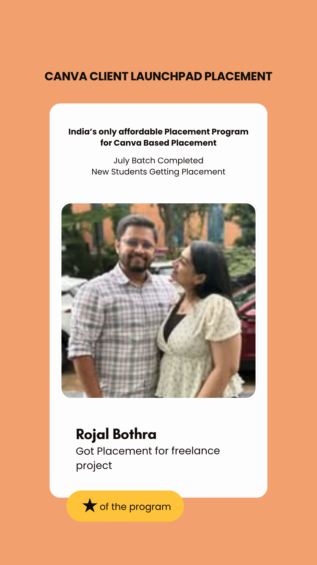 Raj Bafna — Canva Initiative placement, Wabbithire